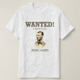 Jesse James Wollte Outlaw 🚨 Wild West USA T-Shirt