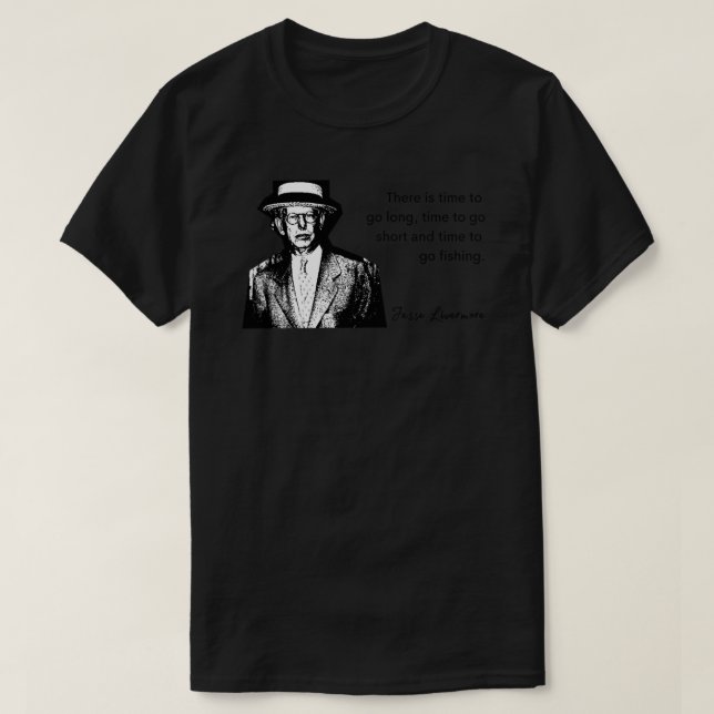 Jesse Livermore Motivations Sticker.png T-Shirt (Design vorne)