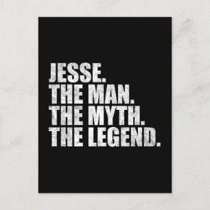 Jesse Name, Jesse Der Mann Der Mythos Die Legende Postkarte