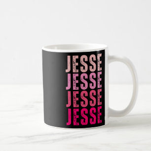 Jesse Personalisierter Name Ich liebe Jesse Vintag Kaffeetasse
