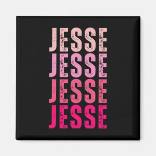 Jesse Personalisierter Name Ich liebe Jesse Vintag Magnet