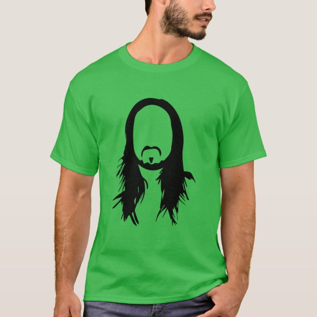 Jesse Pinkman Long Hair Steve Aoki retro T-Shirt (Vorderseite)