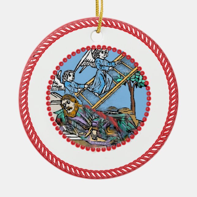 Jesse Tree Jacob's Ladder Ornament #1 (Vorne)