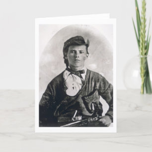 Jesse Woodson James (b/w Foto) Karte