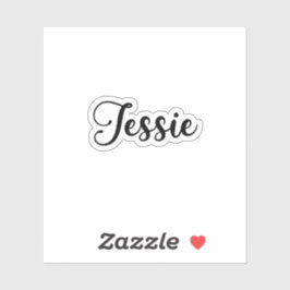 Jessie Name - Handgeschriebene Kalligrafie Aufkleber