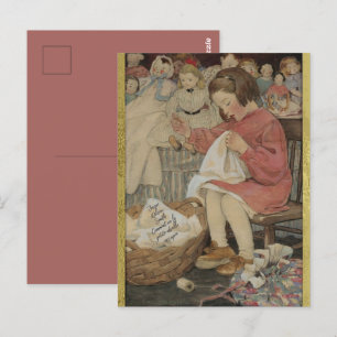 Jessie Wilcox Smith Comment va la Petite Abeille Postkarte