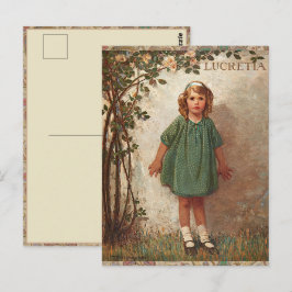 Jessie Wilcox Smith "Lucretia" Kleines Mädchen Postkarte
