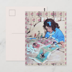 Jessie Wilcox Smith Papierpuppen Postkarte