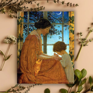 Jessie Wilcox Smith Vintage Muttertags-Karte Feiertagskarte