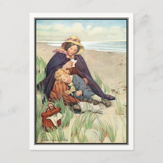 Jessie Willcox Smith - Das Meer Postkarte (Vorderseite)