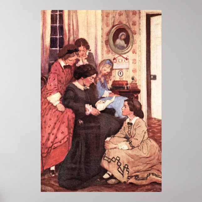 Jessie Willcox Smith - Der Buchstabe Poster (Vorne)