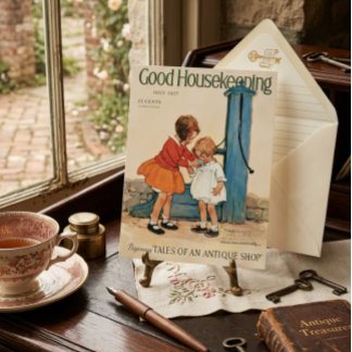 Jessie Willcox Smith Good Housekeeping Juli 1927 Postkarte