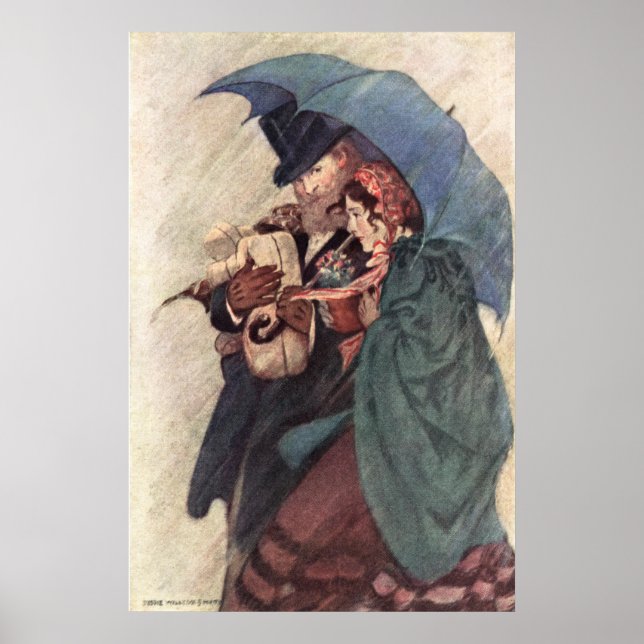 Jessie Willcox Smith - Jo und Professor Bhaer Poster (Vorne)