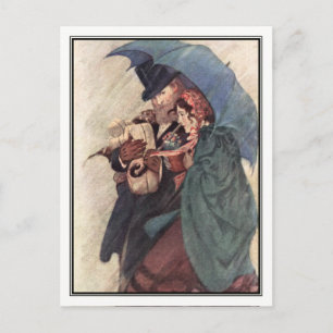 Jessie Willcox Smith - Jo und Professor Bhaer Postkarte