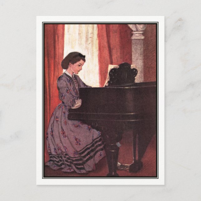 Jessie Willcox Smith - Little Women - Beth Postkarte (Vorderseite)