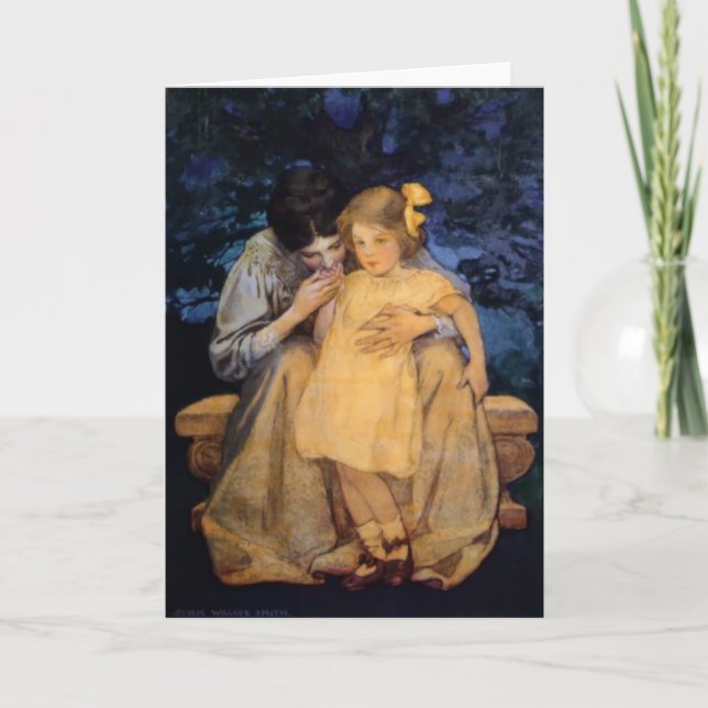 Jessie Willcox Smith Mother and Child Mother Day Karte (Vorderseite)