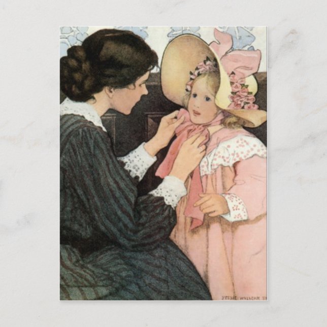 Jessie Willcox Smith Mother Child Mother Day Postkarte (Vorderseite)