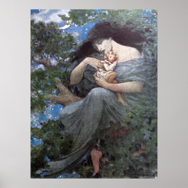 Jessie Willcox Smith - The Great Beech Tree Poster (Vorne)