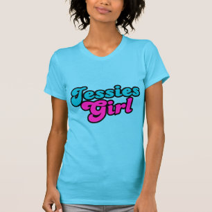 Jessies Girl Flirt 80er Retro T-Shirt