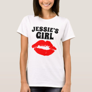 JESSIE'S GIRL Kuss Lippen Grafik Vintage T-Shirt