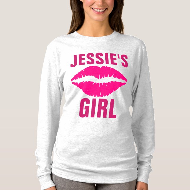 JESSIE'S GIRL VINTAG KISS T - SHIRT (Vorderseite)