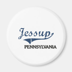 Jessup Pennsylvania City Classic Magnet