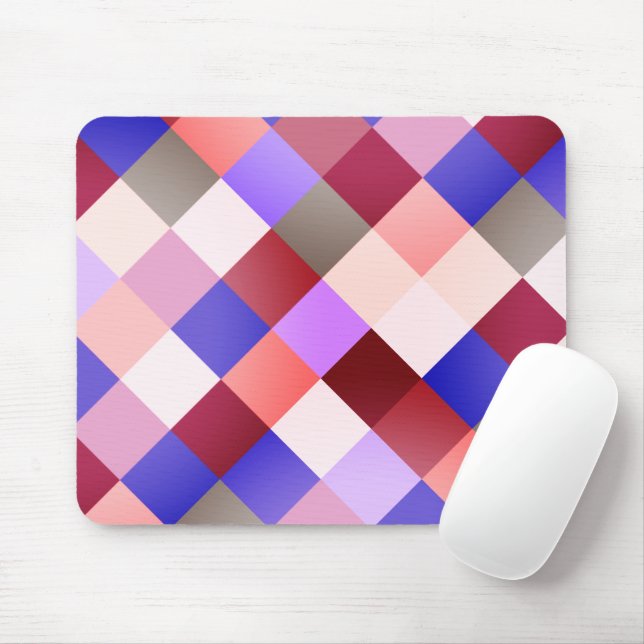 'Jester' - auffallendes Muster für Multicolore-Pla Mousepad (Mit Mouse)