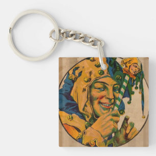 Jester aus den 1920er Jahren Schlüsselanhänger