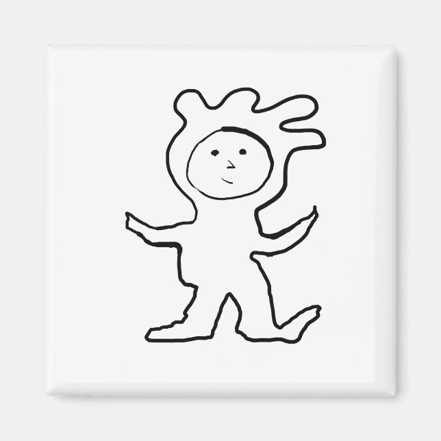 Jester Jammies von Cussdum Designs Magnet (Vorne)