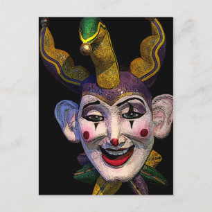 Jester-Karneval Postkarte