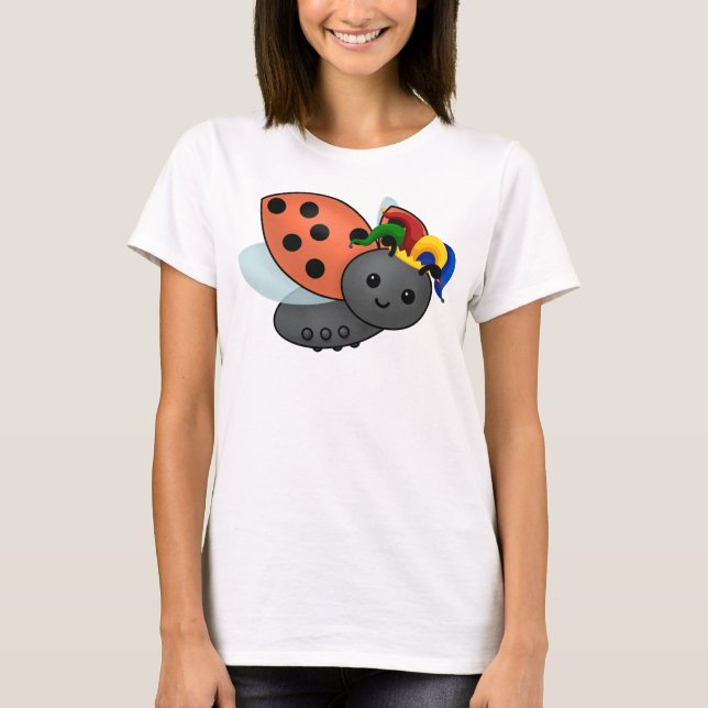 Jester Ladybug T-Shirt (Vorderseite)