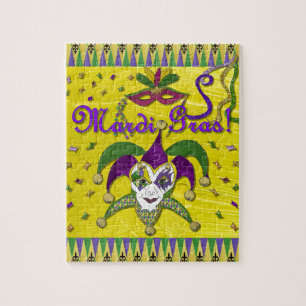 Jester Mask Mardi Gras Harlequin Puzzle