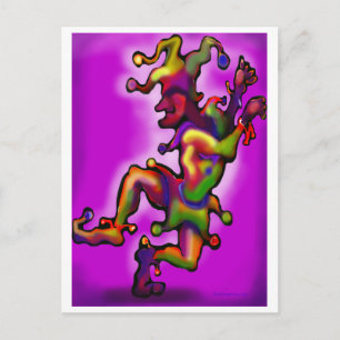 Jester Postkarte