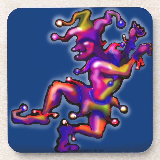 Jester Saphire Blue Untersetzer (Vorderseite)