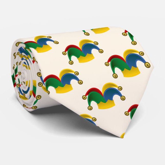 Jesters Hat Aprilscherz Krawatte (Gerollt)