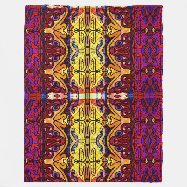 Jester's Hat Fleecedecke (Vorderseite)