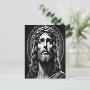 Jesu Christi mitfühlende Augen der Liebe Postkarte