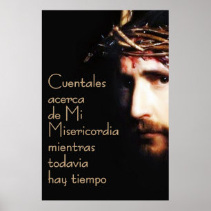 Jesu Divina Misericordia Spanisches Espanol-Poster Poster