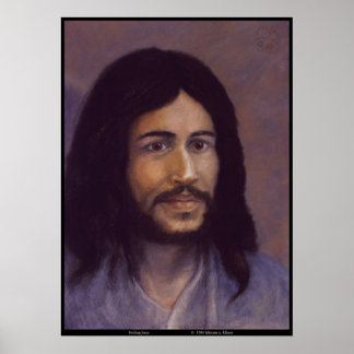 Jesu lächeln, jüdisches Jesus-Bild Poster