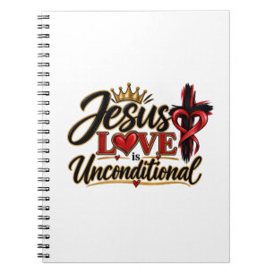 Jesu Liebe ist unbedingt Notizblock