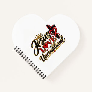 Jesu Liebe ist unbedingt Notizbuch