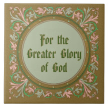 Jesuit Motto von St. Ignatius Loyola (BK50; Englis