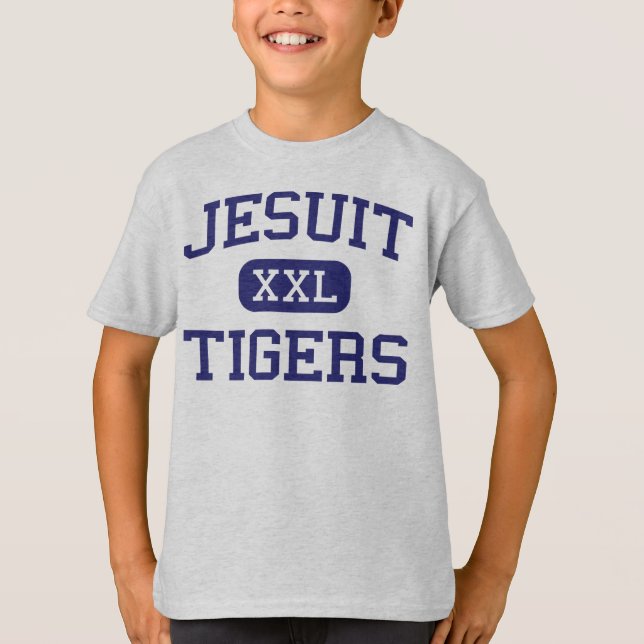 Jesuit - Tiger - Highschool - Tampa Florida T-Shirt (Vorderseite)