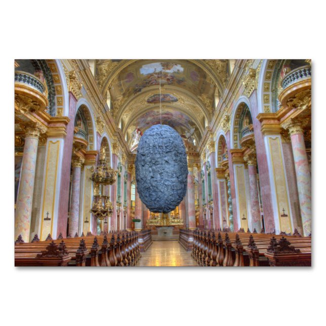 Jesuitenkirche Wien Österreich Tischnummer (Vorderseite)