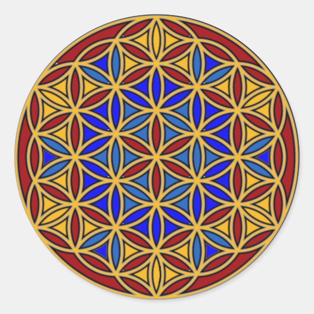 Jesus07 Runder Aufkleber (Vorderseite)