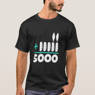 Jesus 2 Fische 5 Brote 5000 Auserwählte Gegen Die  T-Shirt