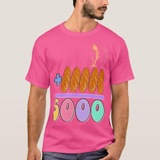 Jesus 2 fischen 5 Breads 5000 gegen die T-Shirt