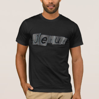 Jesus 326 blaues Aluminium 3D T-Shirt