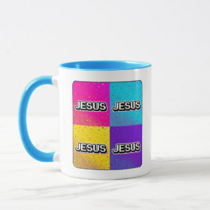 JESUS - 4 Quadratisch  Tasse
