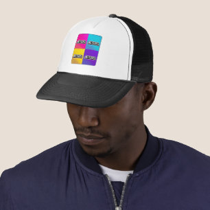 JESUS - 4 Quadratisch Truckerkappe